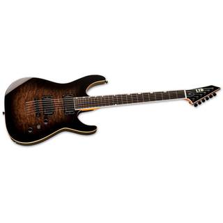 ESP LTD Josh Middleton Signature JM-II Black Shadow Brown Burst elektrische gitaar met koffer