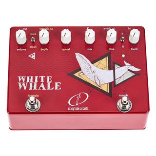 Crazy Tube Circuits White Whale reverb tremolo effectpedaal