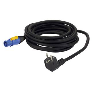 DAP Powercable blauw vergrendelbaar - schuko 6m