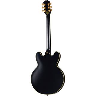 Epiphone Emily Wolfe Sheraton Stealth Black Aged Gloss semi-akoestische gitaar met EpiLite Case