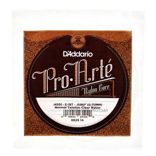 D'Addario J4501 Pro Arte Classical Guitar High E String 028