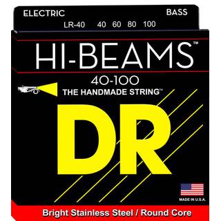 DR Strings LR-40 Hi-Beam lite set basgitaarsnaren 40-100