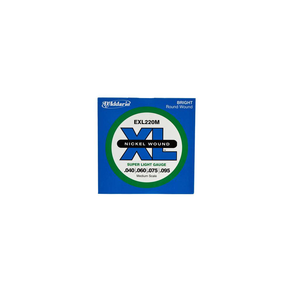 D'Addario EXL220M Super Light 40-95