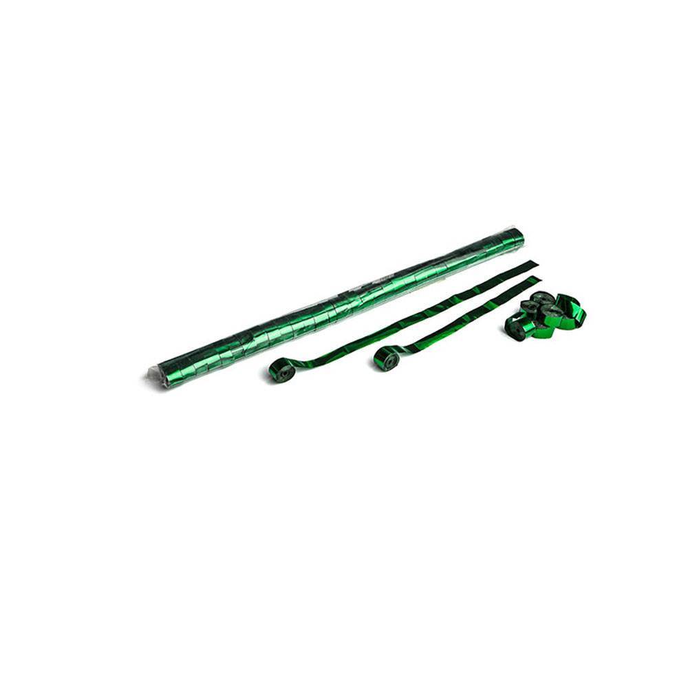 MagicFX Metallic streamers 10m x 1.5cm groen