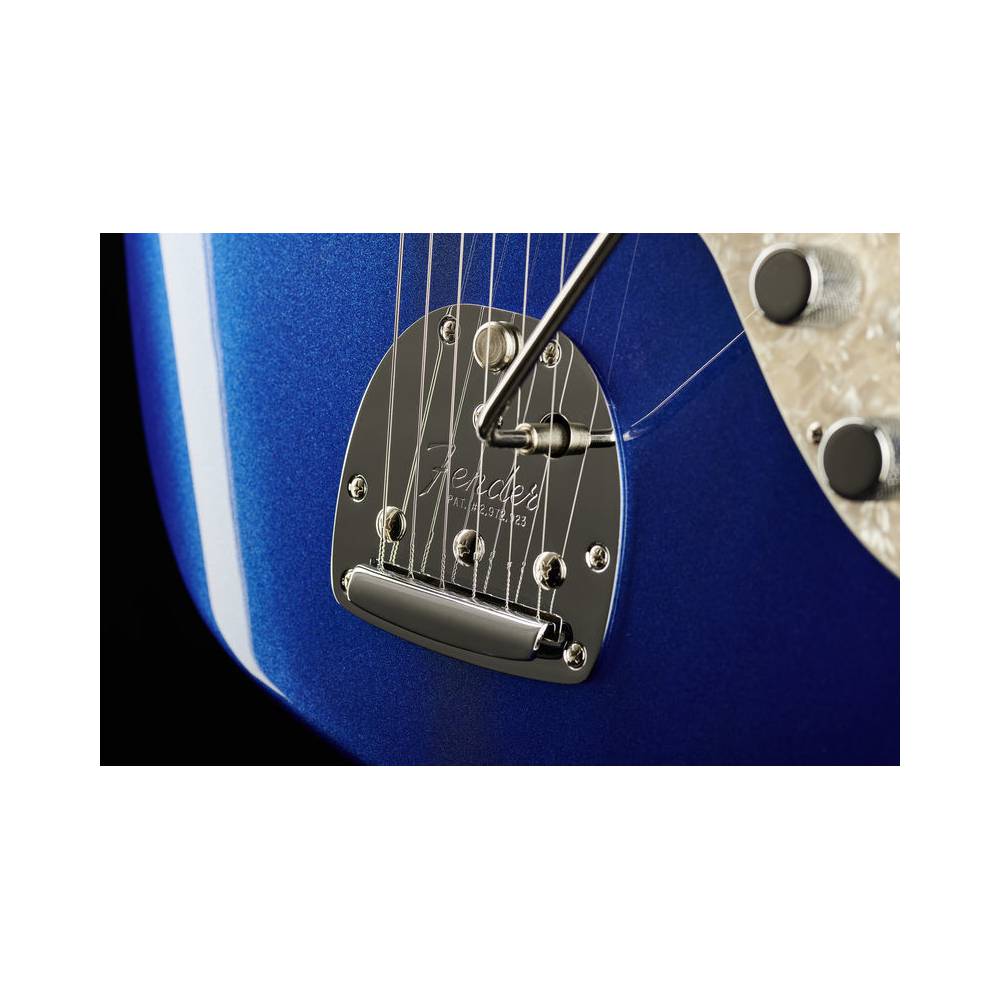 Fender American Ultra Jazzmaster Cobra Blue MN met koffer