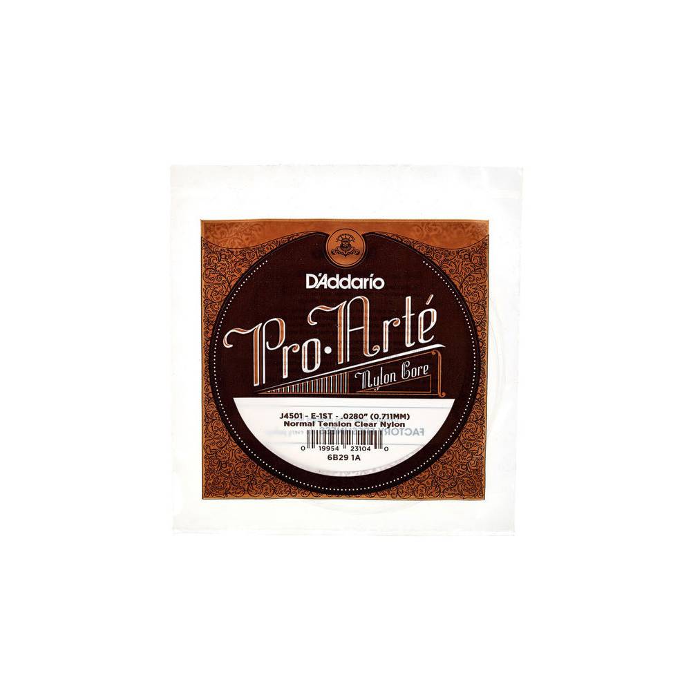 D'Addario J4501 Pro Arte Classical Guitar High E String 028
