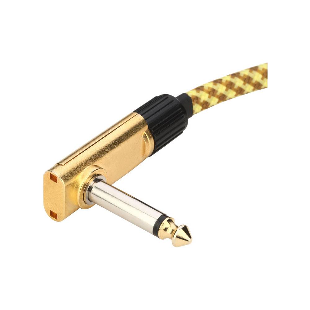 RockBoard Tweed Series Flat Patch Cable Vintage 10 cm