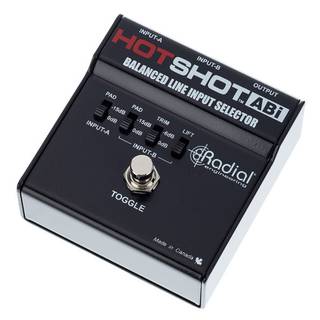 Radial HotShot ABi A/B footswitch selector 2 XLR in - 1 out