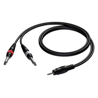 Procab CAB713 jack 3.5mm stereo - 2x jack male 1.50 meter