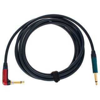 Cordial CRI3RP-SILENT ENCORE 6.3 TS jack silent haaks - 6.3 TS jack recht road kabel 3m