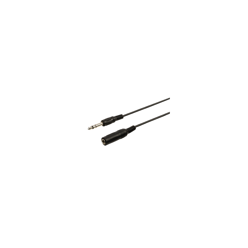 Valueline minijack stereo verlengkabel 3,5mm M - 3,5mm F, 2m