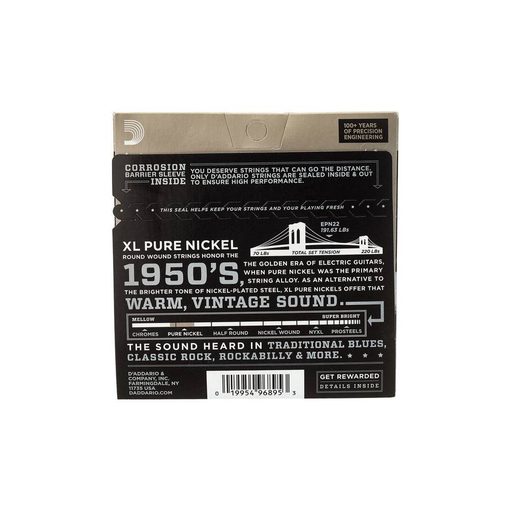 D'Addario EPN22 snarenset voor elektrische gitaar