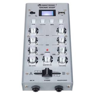 Omnitronic Gnome-202P Mini Mixer zilver