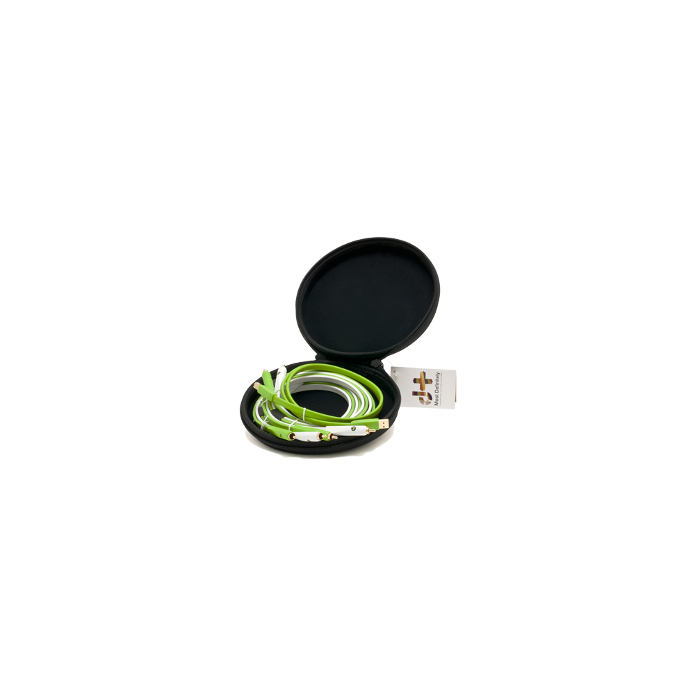 Stereo d+ RCA Class B DJ set - 1.0m x 2 pieces + USB 2.0 - 1.0m