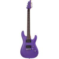 Schecter C-6 Deluxe Satin Purple elektrische gitaar