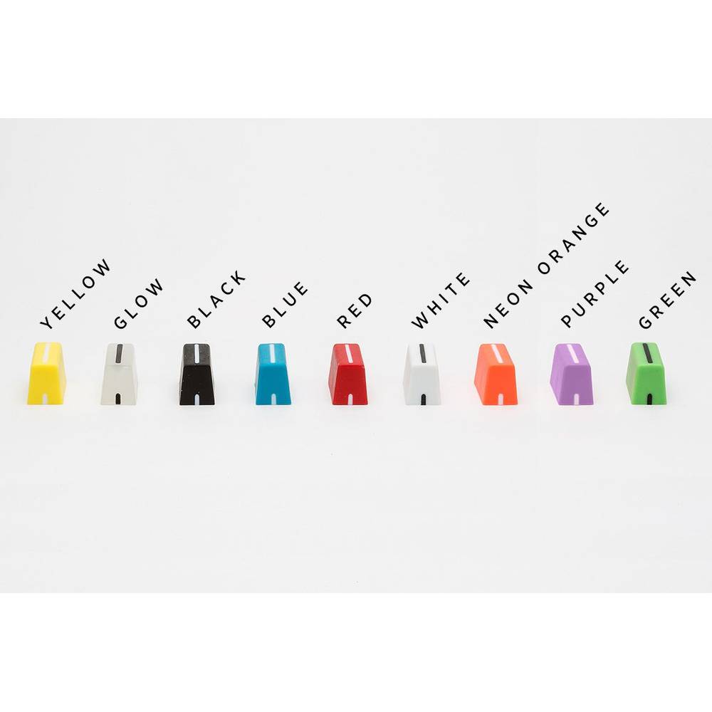 Chroma Caps Fader MK2 Plastic - Geel