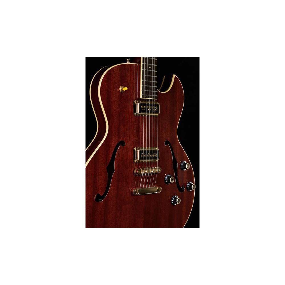Guild Newark St. Collection Starfire II ST Dynasonic Royal Brown semi-akoestische gitaar