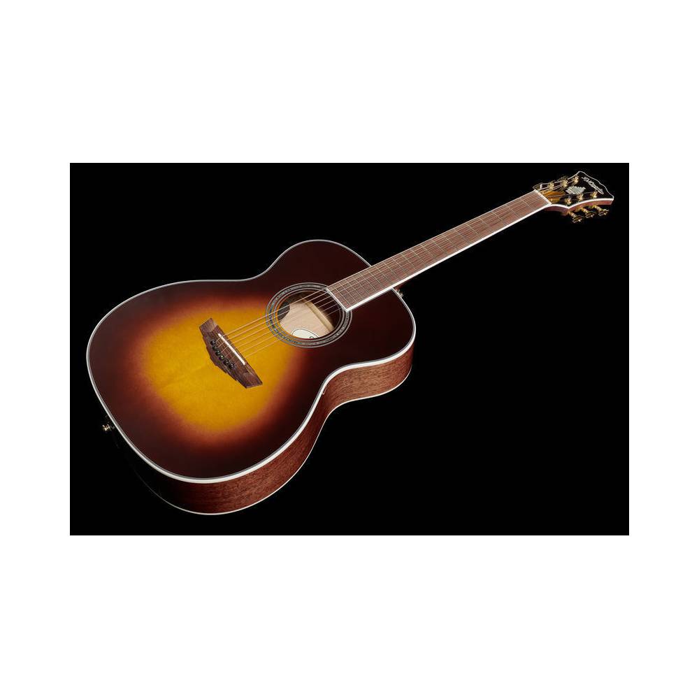 D'Angelico Excel Tammany XT Vintage Sunburst elektrisch-akoestische westerngitaar met koffer