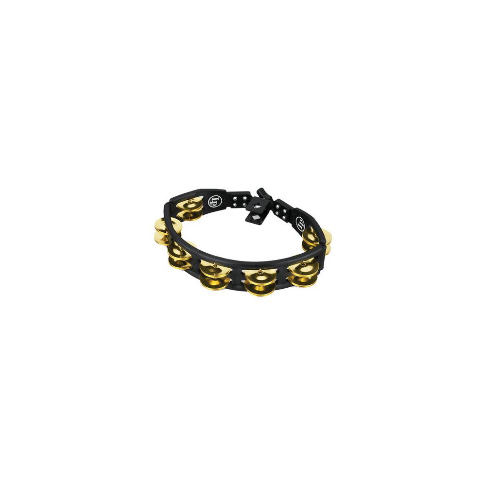 Latin Percussion LP175 Cyclops Mountable Tambourine Brass Black