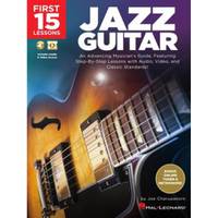 Hal Leonard First 15 Lessons Jazz Guitar lesboek voor gitaar
