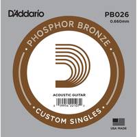 D'Addario PB026 losse snaar voor akoestische westerngitaar
