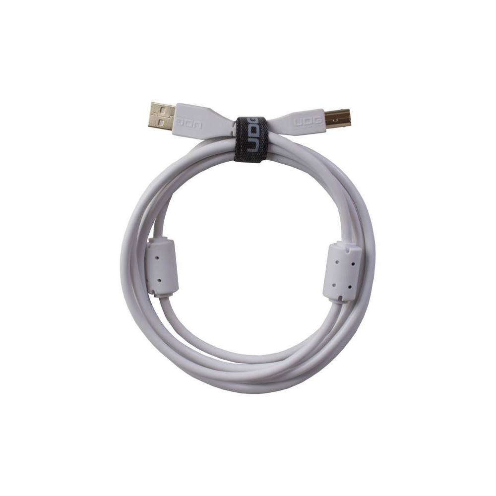 UDG U95001WH audio kabel USB 2.0 A-B recht wit 1m