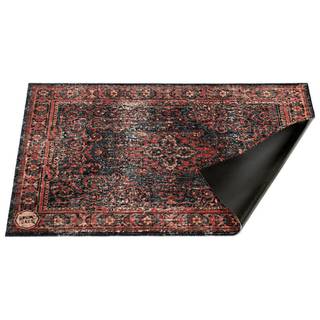 DRUMnBASE Vintage Persian Black Red Stage mat 130 x 90 cm