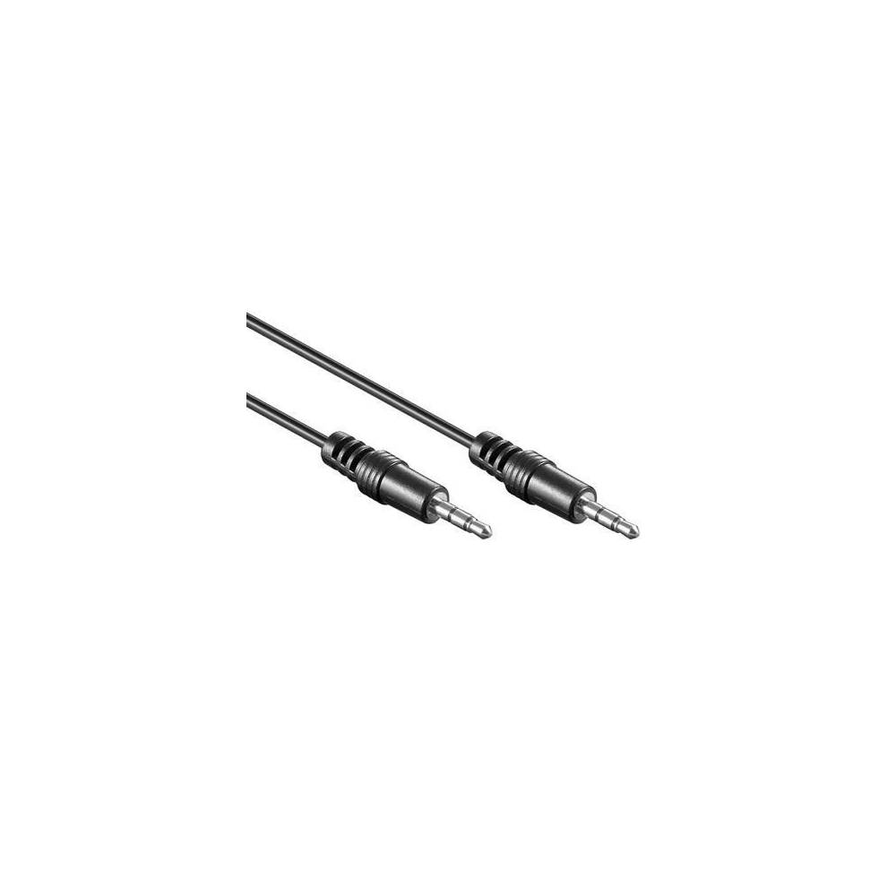 Valueline minijack stereo 3,5mm aux kabel 0,5m