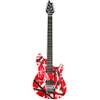 EVH Wolfgang Special Striped Red, Black and White EB gitaar