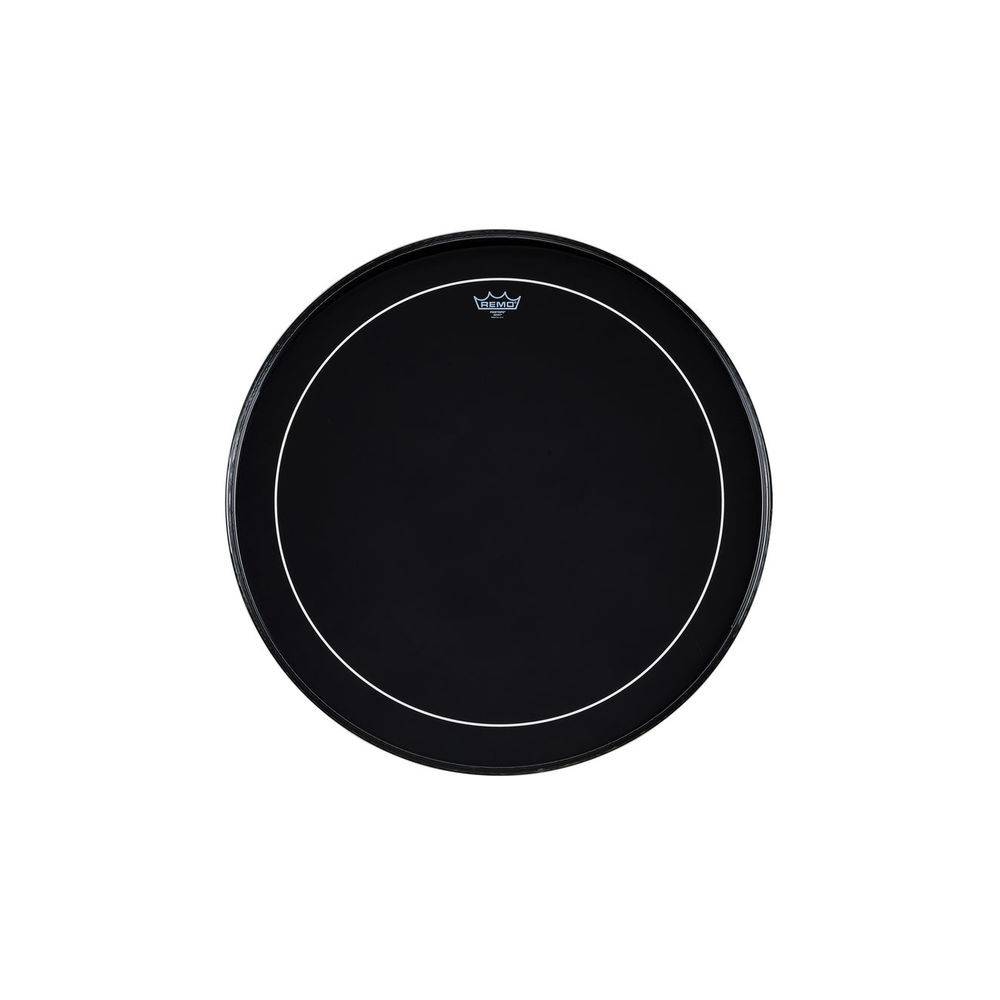 Remo Pinstripe Ebony Bass 28