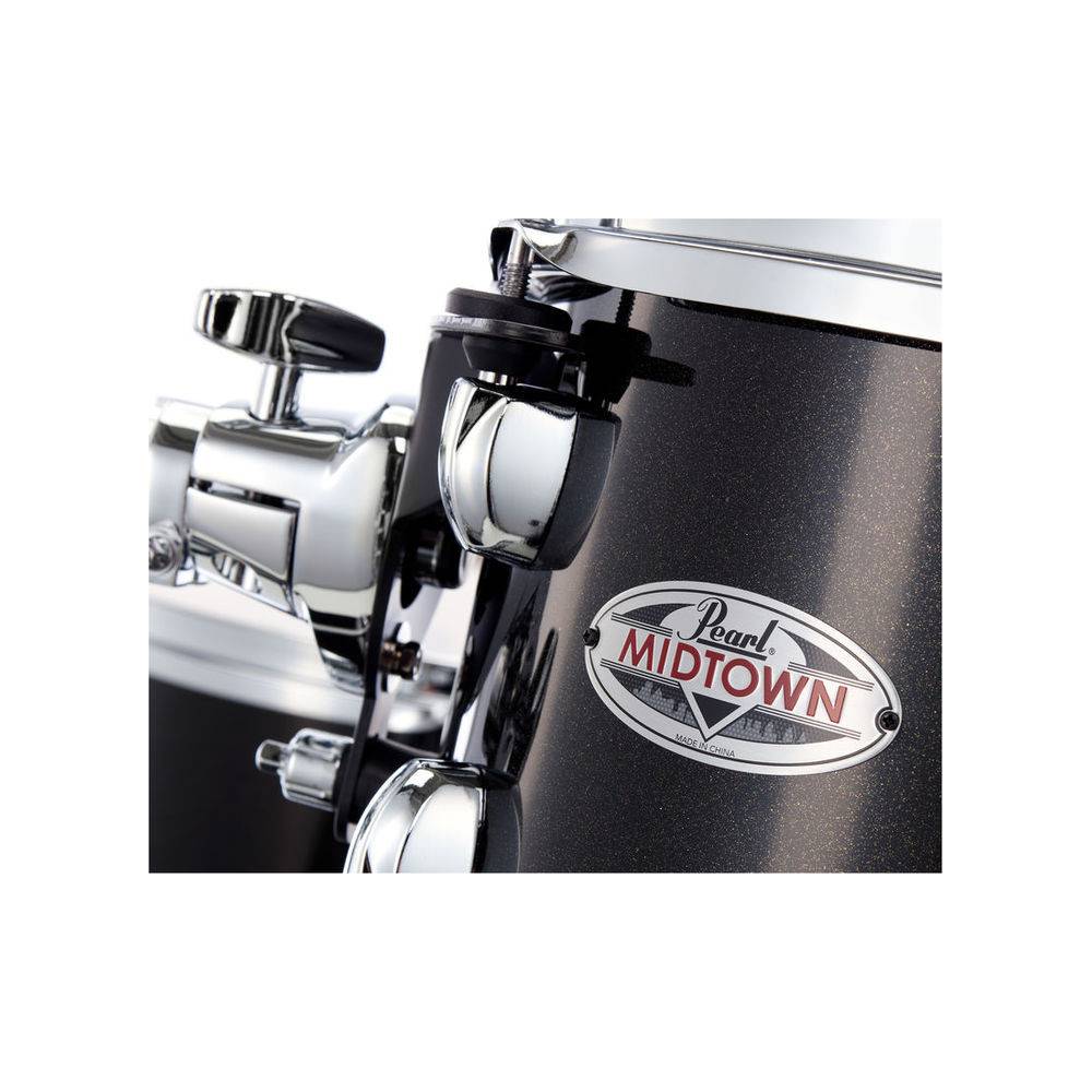 Pearl MDT764P/C701 Midtown Black Gold Sparkle shellset