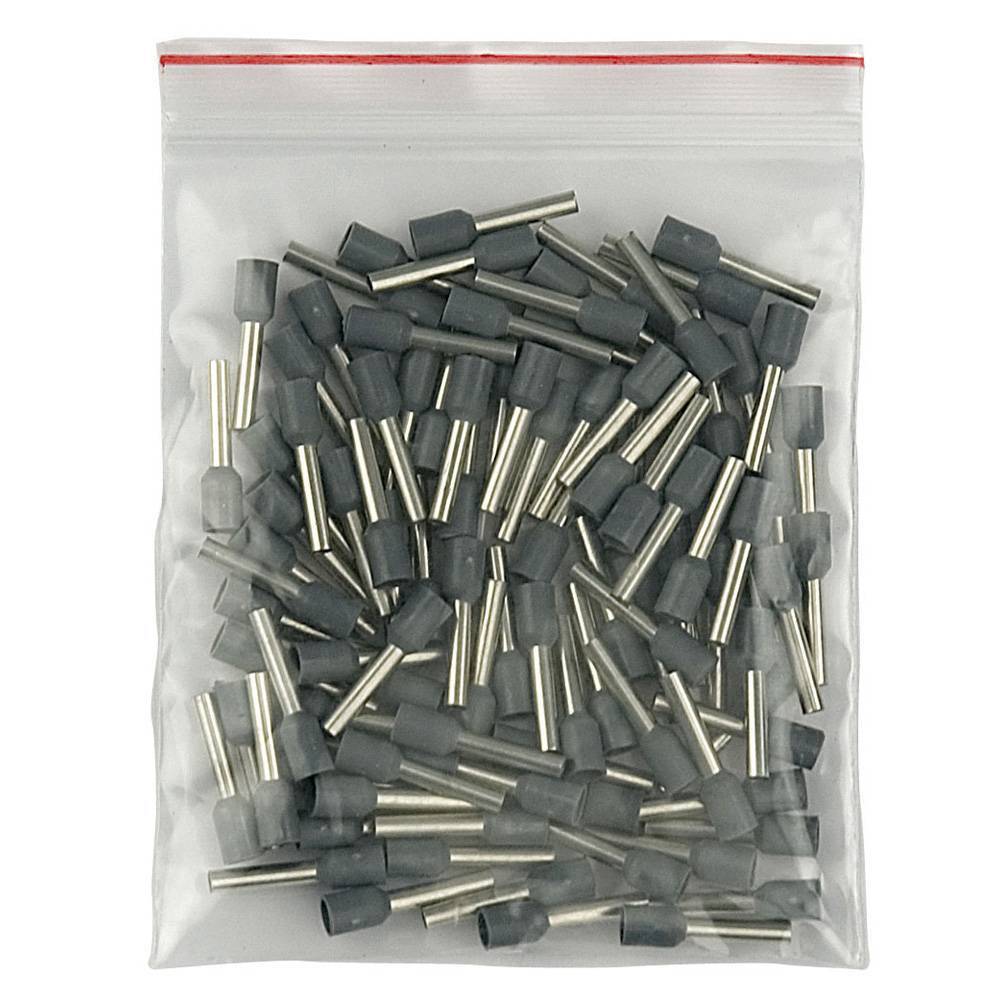 Showtec Adereindhuls 2,5mm2 grijs 12mm (1000 stuks)