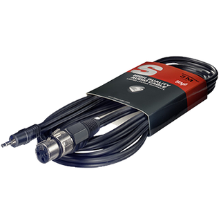 Stagg SAC1MPSXF Signaalkabel Minijack male/XLR female