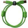 UDG U95001GR audio kabel USB 2.0 A-B recht groen 1m
