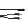 Cordial EY1.5WCC Elements kabel 3.5mm TRS jack - 2x RCA 1.5m