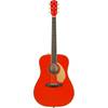 Fender Paramount PM-1E Standard Dreadnought Fiesta Red elektrisch-akoestische westerngitaar