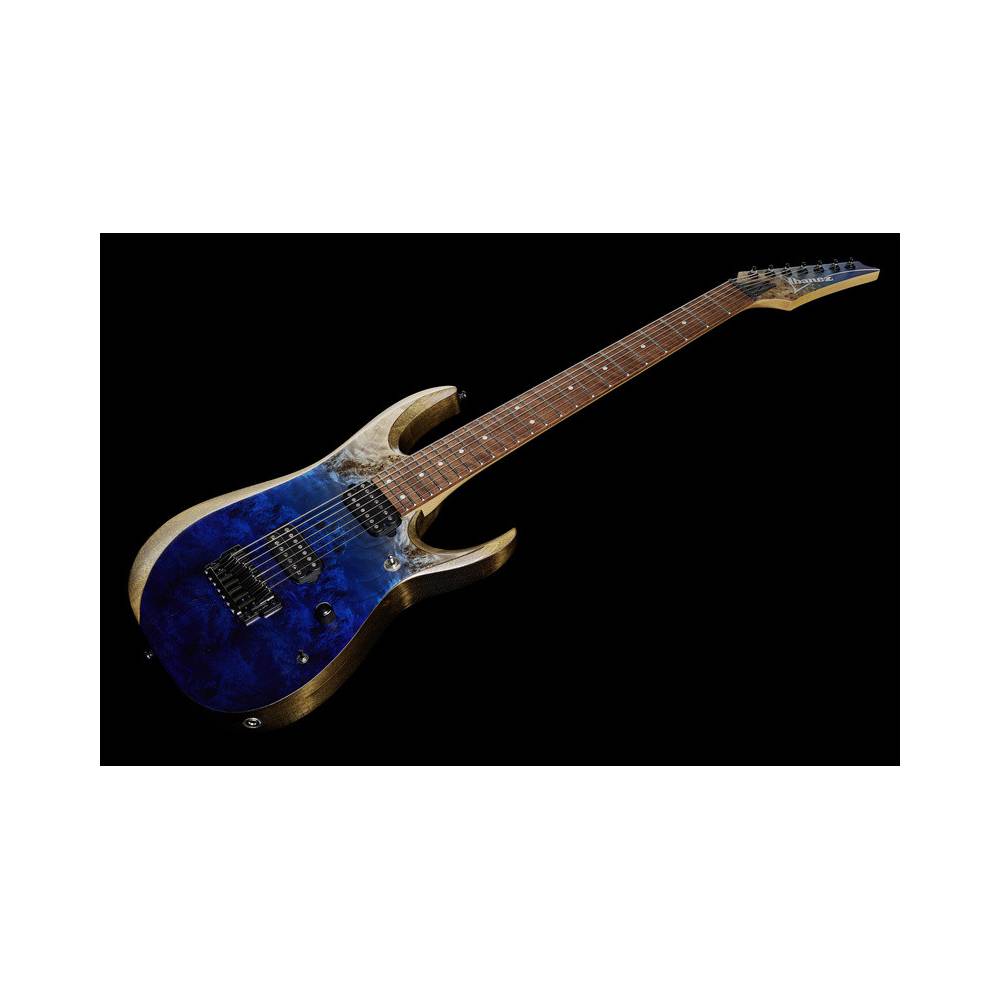 Ibanez RGD7521PB Deep Seafloor Fade Flat 7-snarige elektrische gitaar
