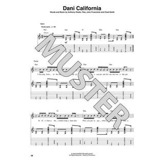 Hal Leonard Guitar Play Along Volume 153 Red Hot Chili Peppers