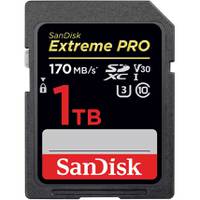 SanDisk Extreme Pro 1 TB SDHC geheugenkaart 100MB/s 90 MB/s UHS-I US V30