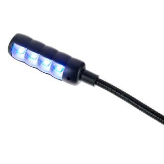 Adam Hall SLED 1 ULTRA USB C zwanenhals-lamp met USB-connector en 4 COB LED's