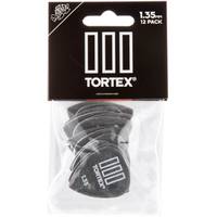 Dunlop Tortex TIII 1.35mm 12-pack plectrumset