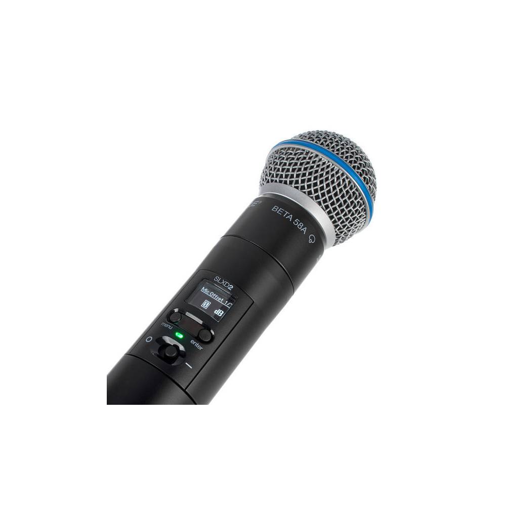 Shure SLXD2/B58-K59 draadloze Beta58 microfoon
