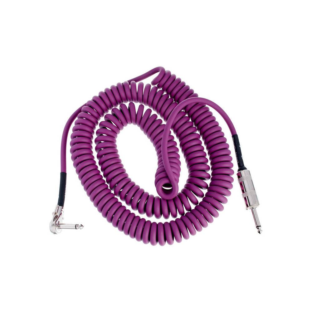 Fender Jimi Hendrix Voodoo Child Coiled Cable Purple 6.5 m