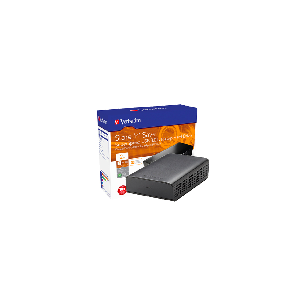 Verbatim USB 3 2TB harde schijf