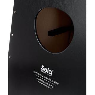 Sela SE 107 CaSela Black Pro Dark Nut cajon met switch