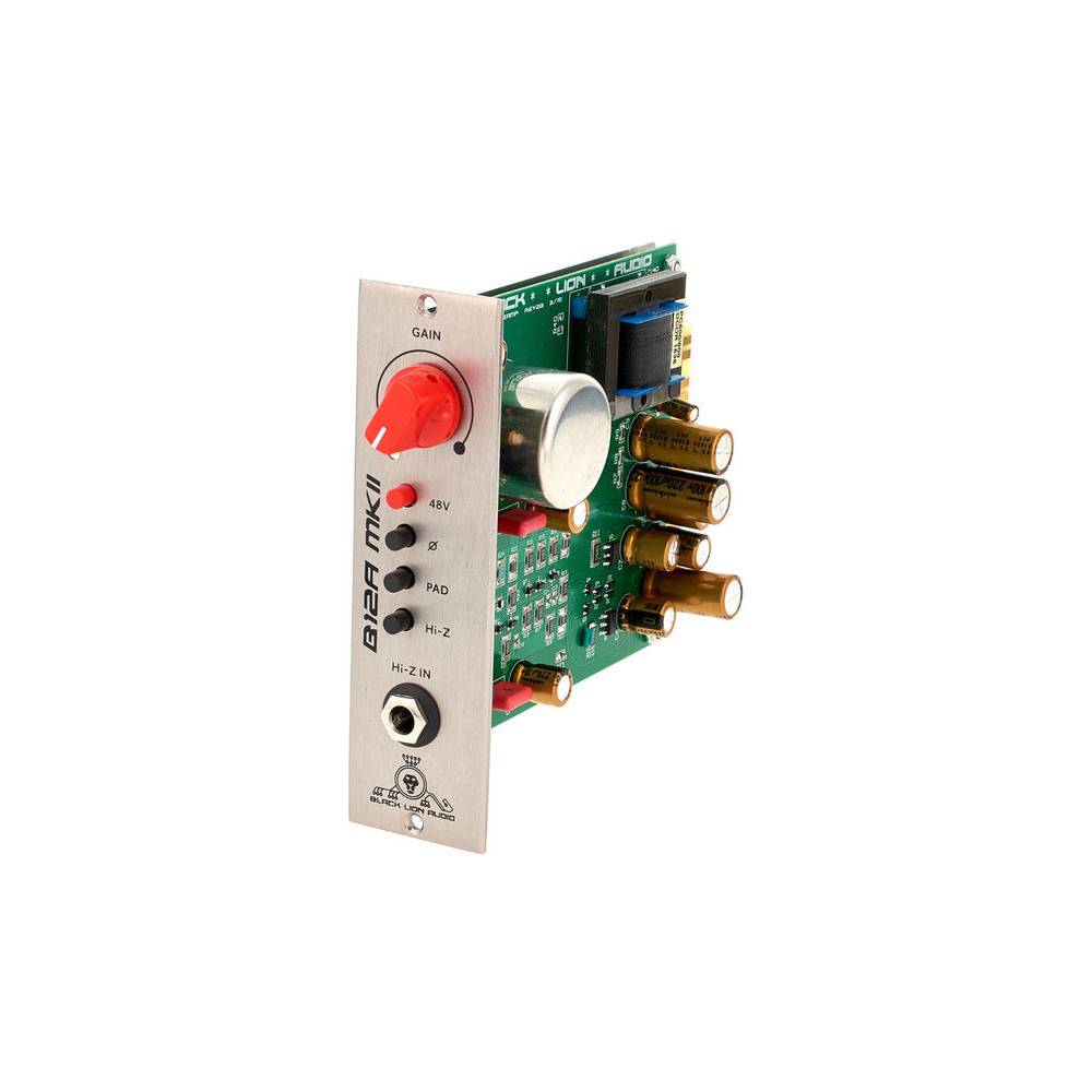 Black Lion Audio B12A MKII 500, Based on API® 312A, Single Channel Mic Preamp / DI / 500 API serie