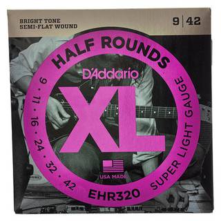 Daddario EHR320 half rounds snarenset voor elektrische gitaar