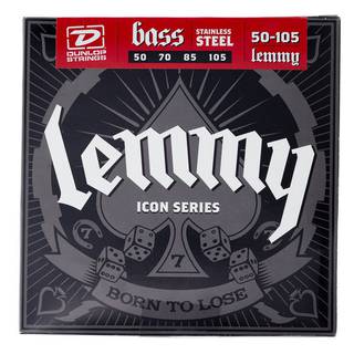 Dunlop LKS50105 Lemmy Stainless Steel Heavy 50-105 snarenset voor basgitaar