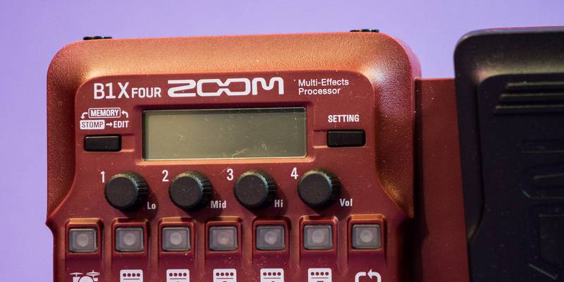 Review: Zoom B1X Four 'the effects pedal for bass players 