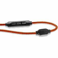 V-Moda SpeakEasy 3-knops koptelefoonkabel met microfoon oranje